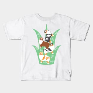 Australian Shepherd on the Lawn Kids T-Shirt